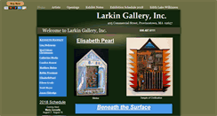 Desktop Screenshot of larkingallery.com